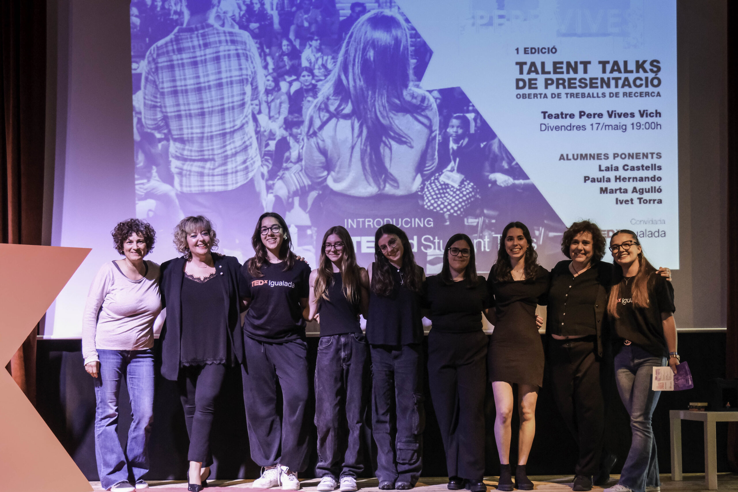 TEDxIgualada convidada a la I Talent Talks de INS Pere Vives Vich de presentació oberta de Treballs de Recerca